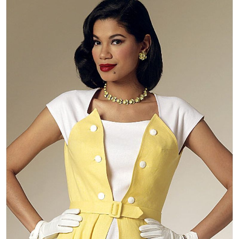 Patron Butterick 6211/A5 - Robe et ceinture