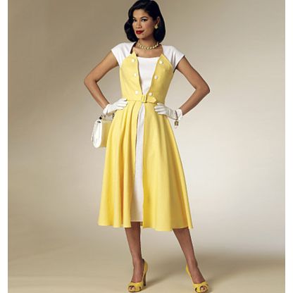 Patron Butterick 6211/A5 - Robe et ceinture 2
