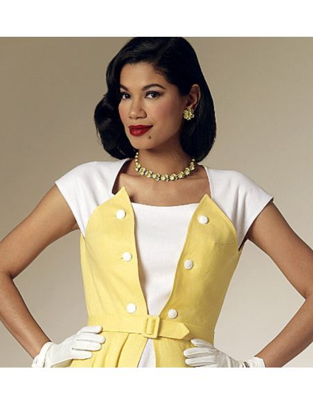Patron Butterick 6211/A5 - Robe et ceinture