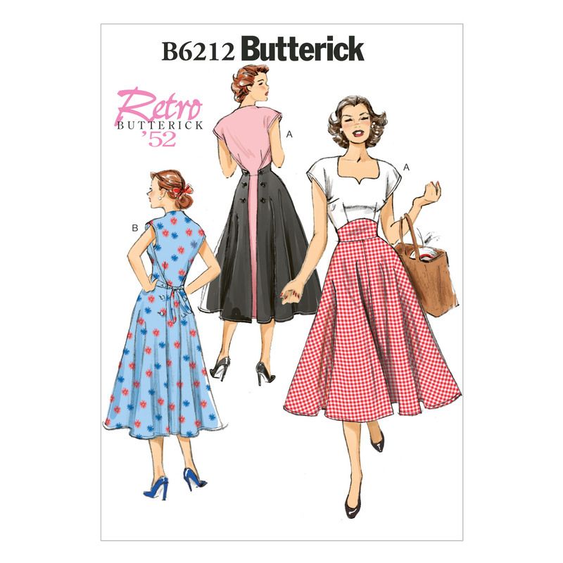 Patron Butterick 6212/A5 - Robe