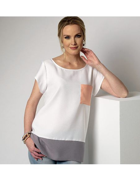 Patron Butterick 6214/Y - Haut