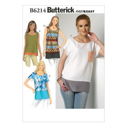 Patron Butterick 6214/Y - Haut