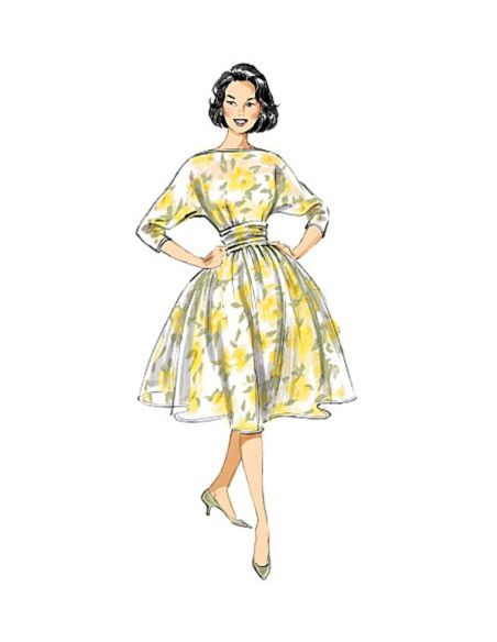 Patron Butterick 6242/A5 - Robe