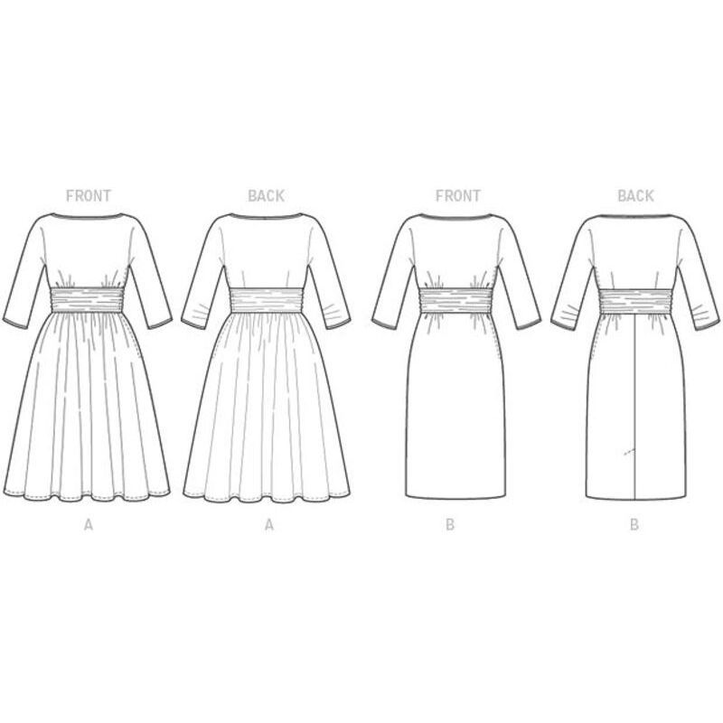 Patron Butterick 6242/A5 - Robe