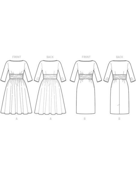 Patron Butterick 6242/A5 - Robe