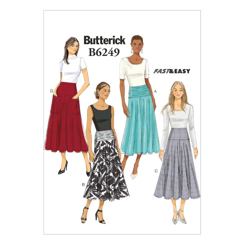Patron Butterick 6249/A5 - Jupe