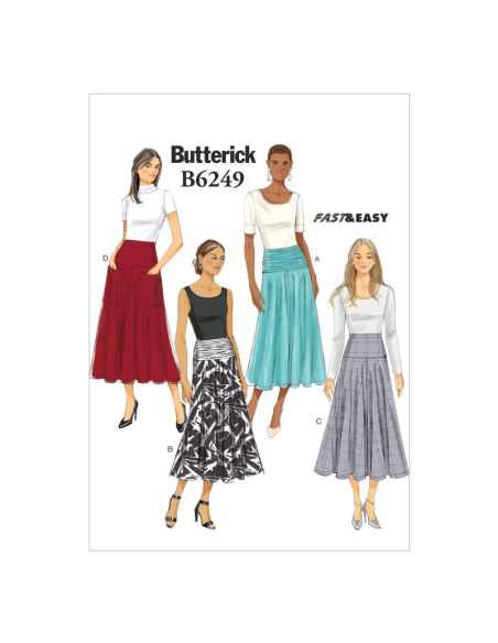 Patron Butterick 6249/A5 - Jupe