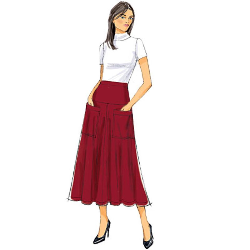 Patron Butterick 6249/A5 - Jupe