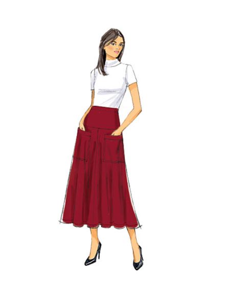 Patron Butterick 6249/A5 - Jupe