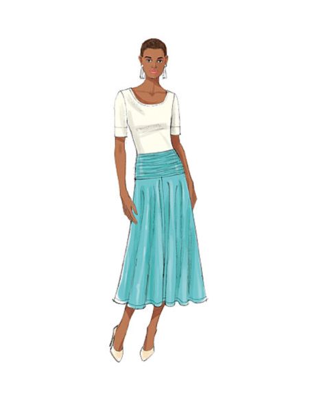 Patron Butterick 6249/A5 - Jupe