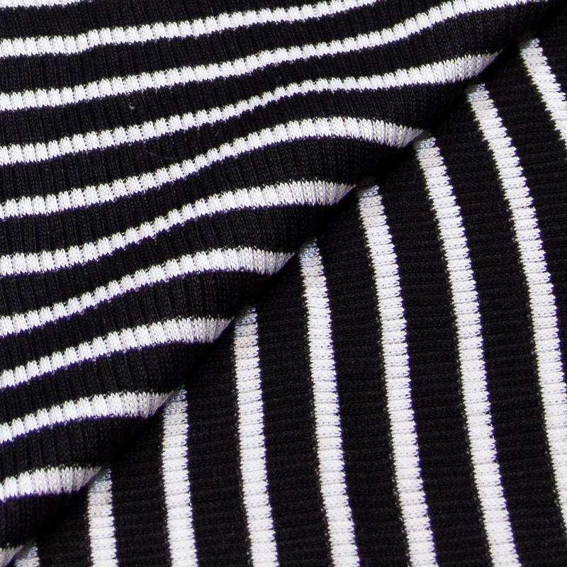 Bord côte - Rayures noir et blanc