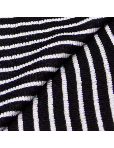 Bord côte - Rayures noir et blanc