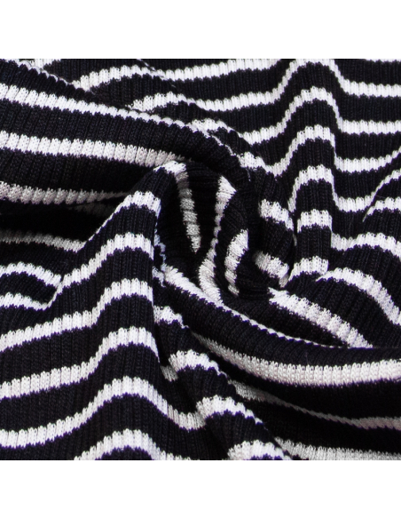 Bord côte - Rayures noir et blanc