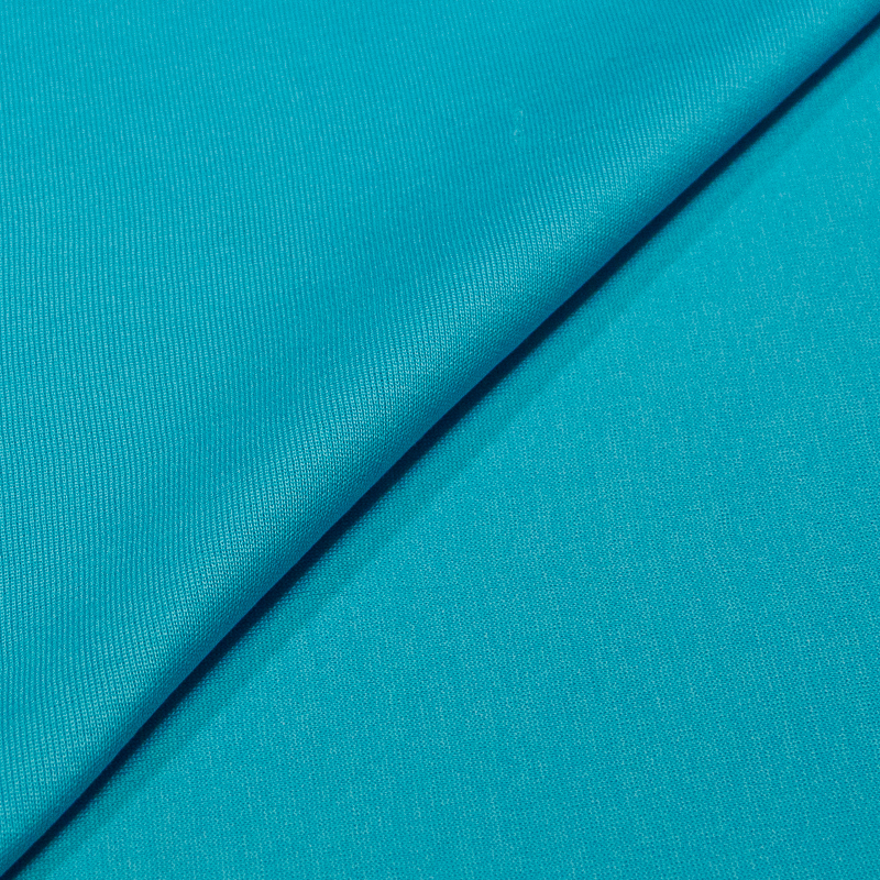 Jersey tubulaire 100% coton mercerisé - turquoise