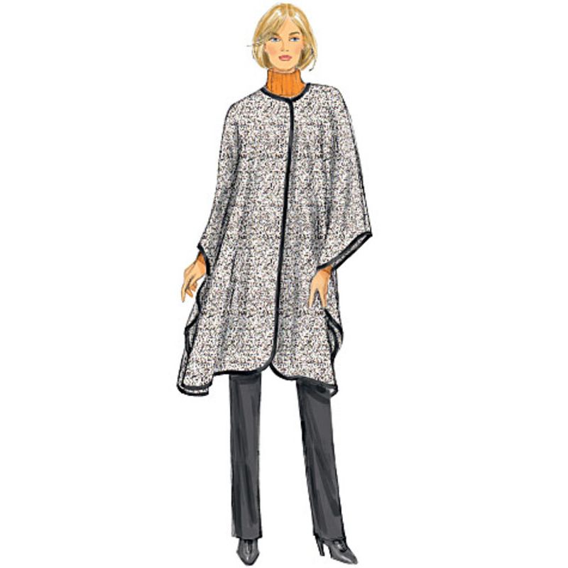Patron Butterick 6250/Y - Veste, manteau et vêtement enveloppant