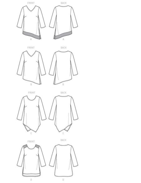 Patron Butterick 6263/RR - Tunique