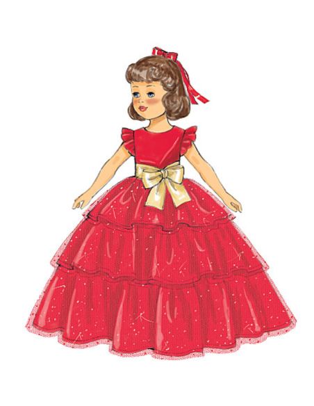 Patron Butterick 6265/OSZ - Vêtement pour poupée de 46cm