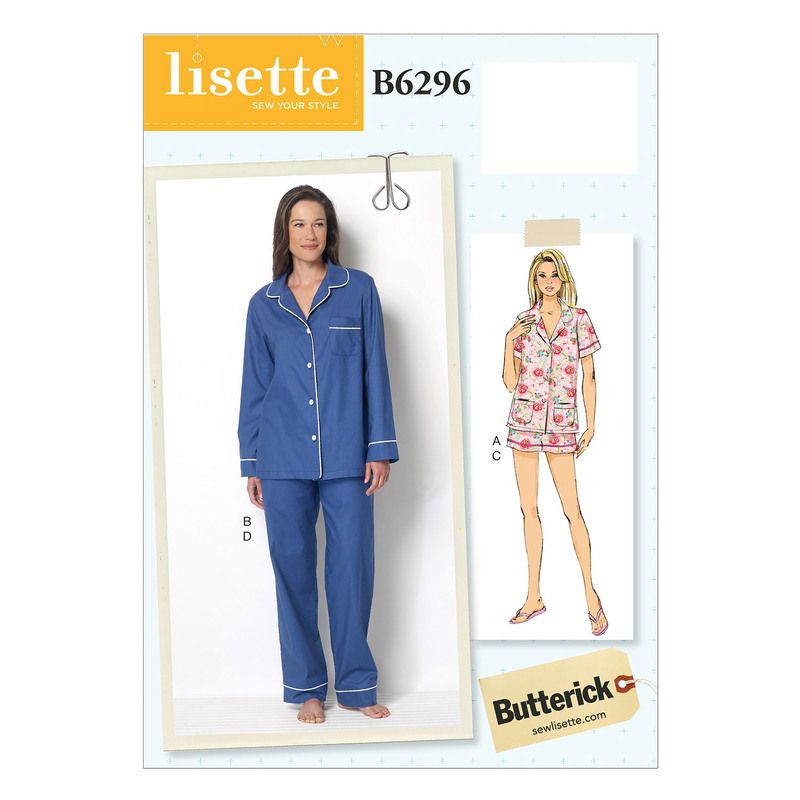 Patron Butterick 6296/A5 - Haut, short et pantalon