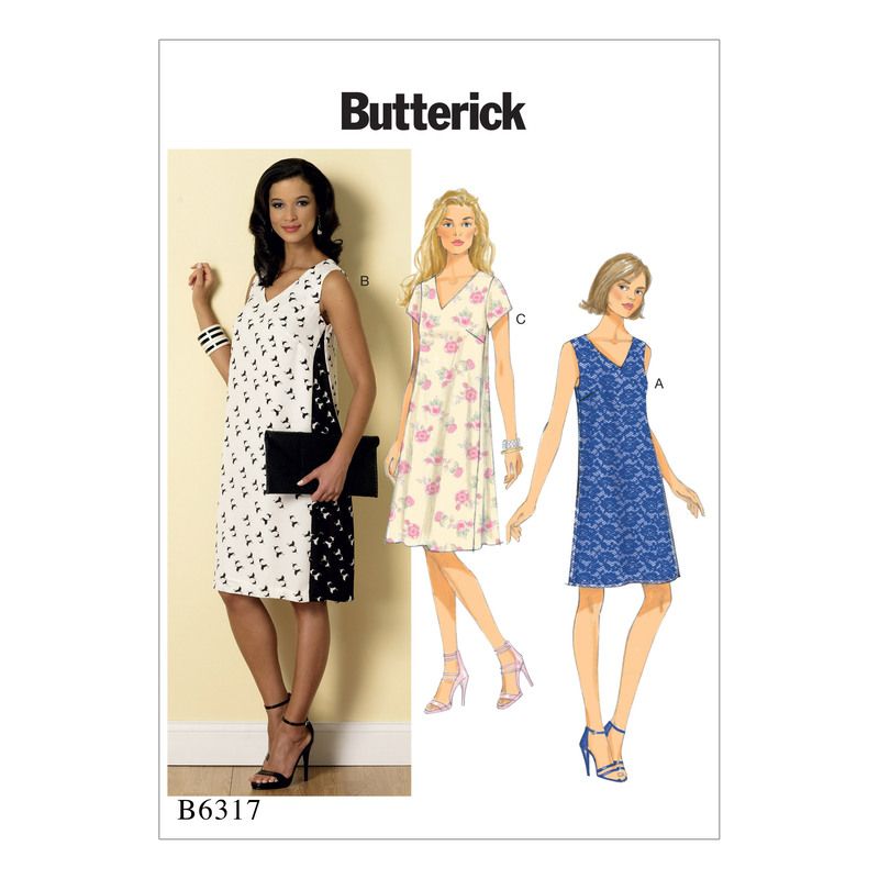 Patron Butterick 6317/A5 - Robe
