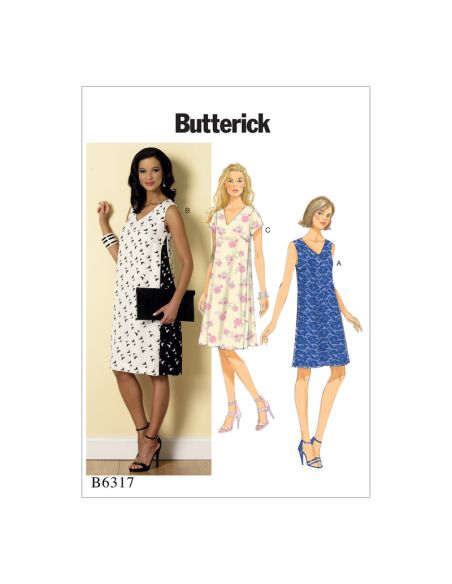 Patron Butterick 6317/A5 - Robe