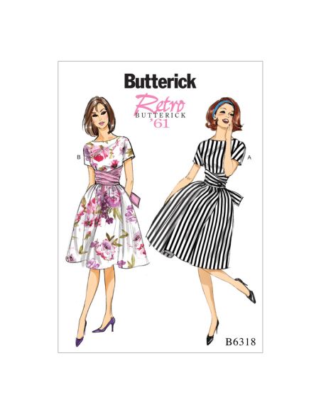 Patron Butterick 6318/A5 - Robe