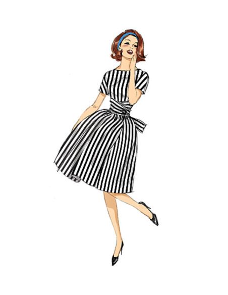 Patron Butterick 6318/A5 - Robe