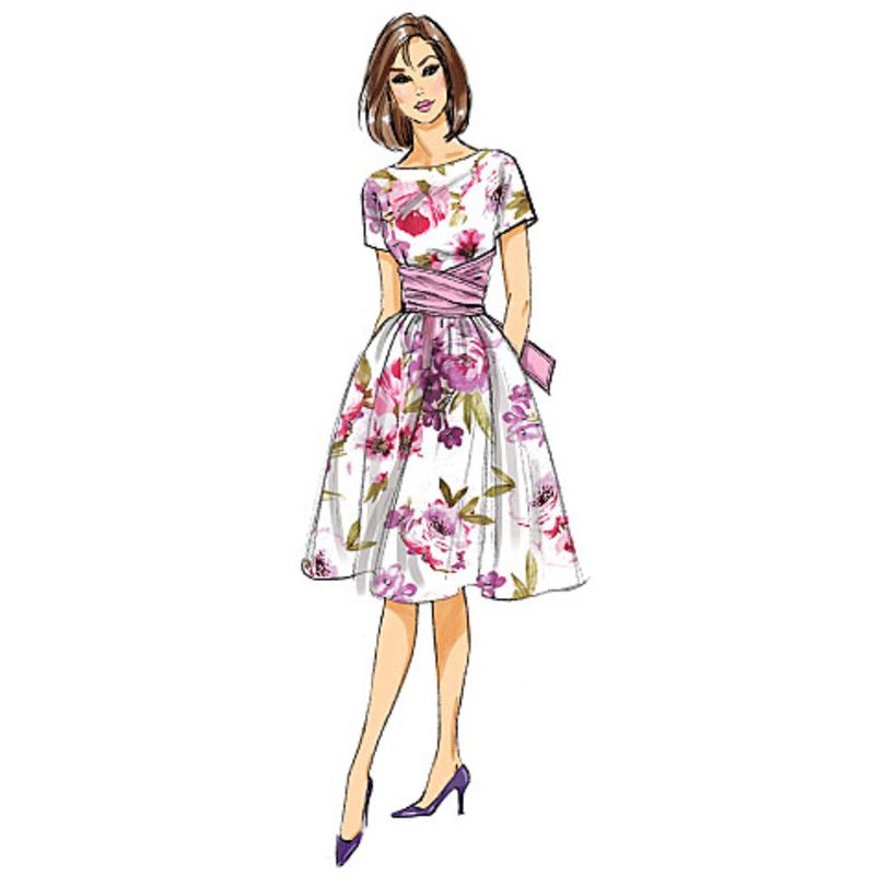 Patron Butterick 6318/A5 - Robe