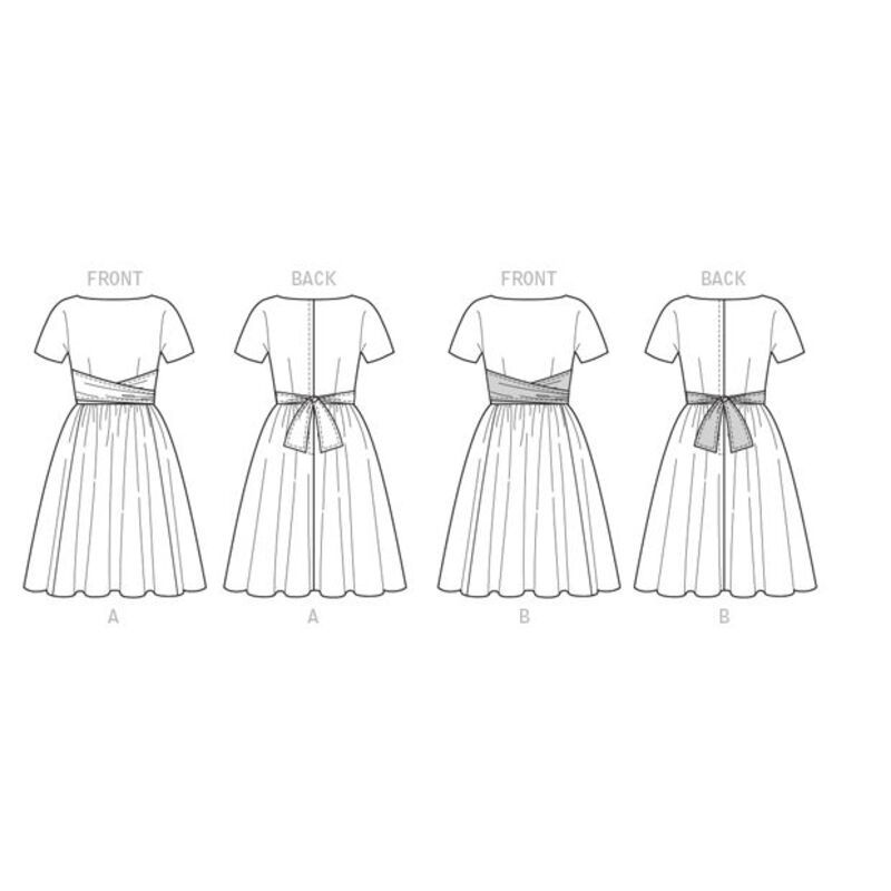 Patron Butterick 6318/A5 - Robe