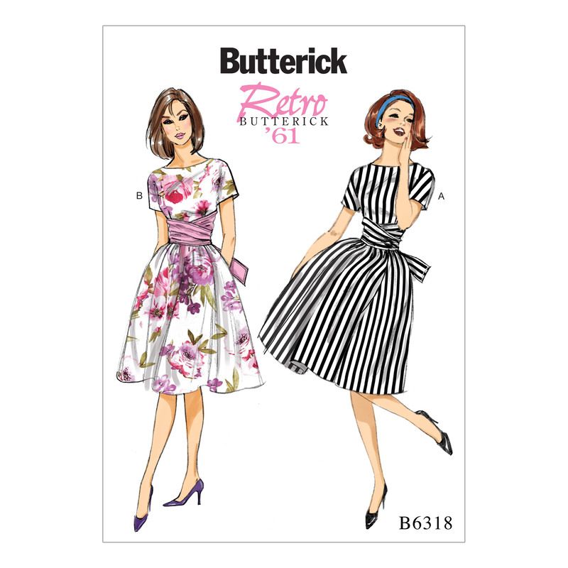 Patron Butterick 6318/A5 - Robe