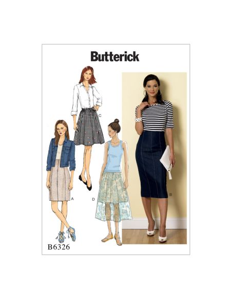 Patron Butterick 6326/B5 - Jupe