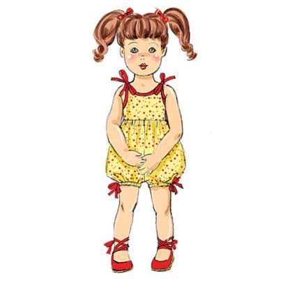 Patron Butterick 6336/OSZ - Vêtement retro pour poupée de 46cm 2