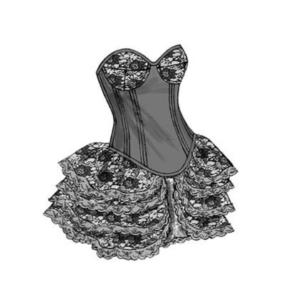 Patron Butterick 6338/A5 - Déguisement 2