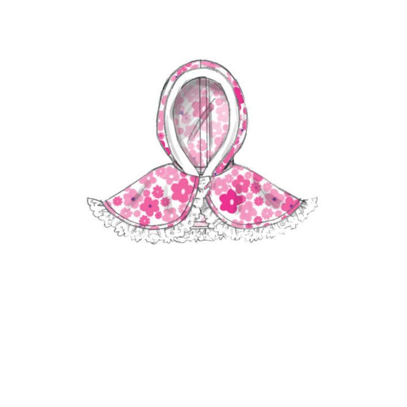 Patron Butterick 6372/YA5 - Cape, gilet, nid d'ange et pantalon pour bébé