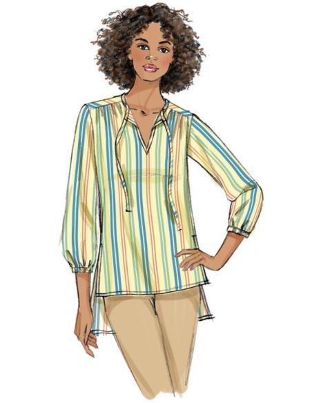 Patron Butterick 6378/A5 - Haut et tunique