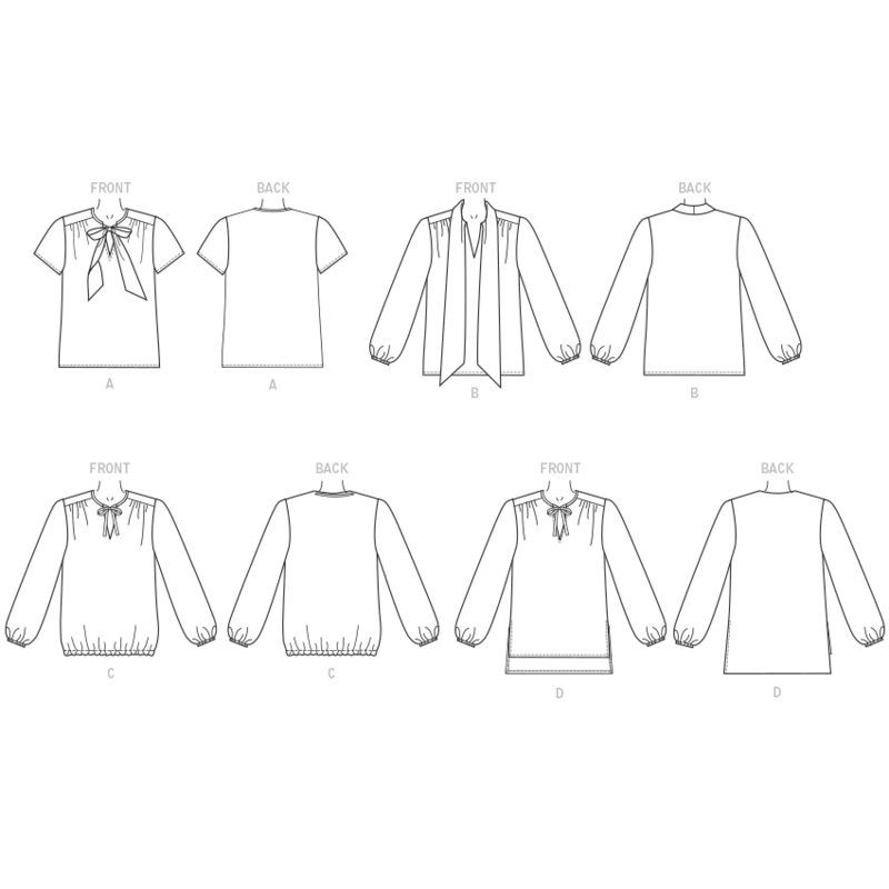 Patron Butterick 6378/A5 - Haut et tunique