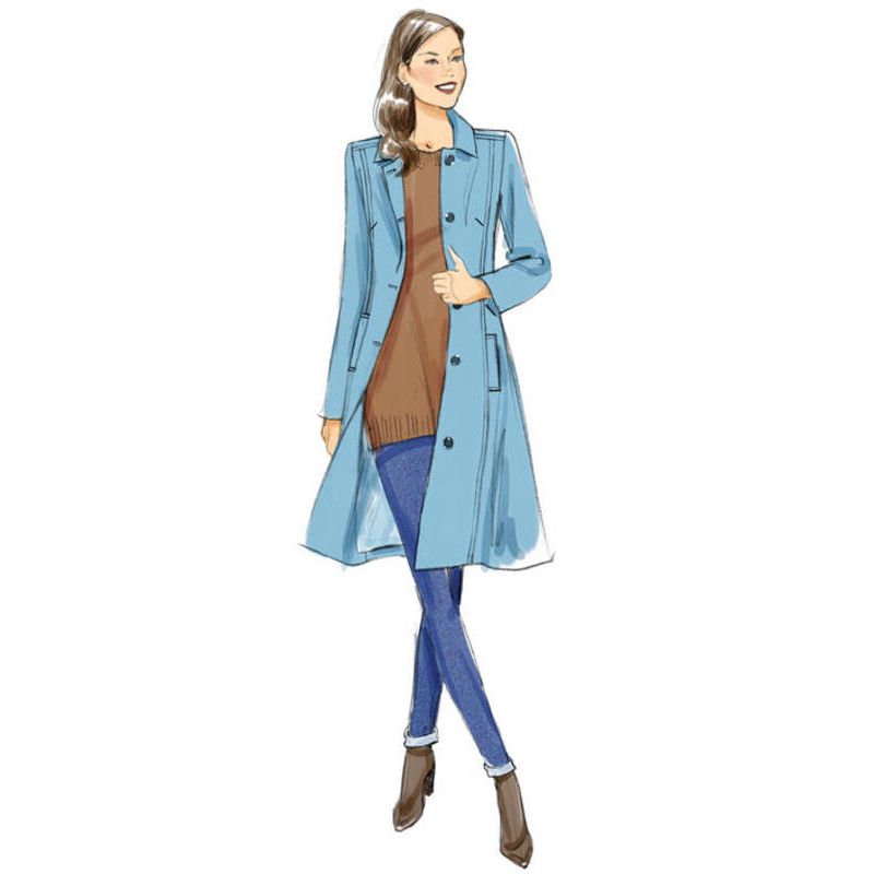 Patron Butterick 6385/A5 - Manteau