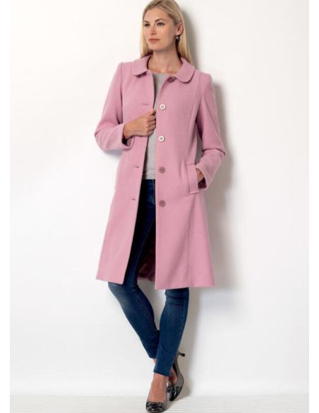 Patron Butterick 6385/A5 - Manteau