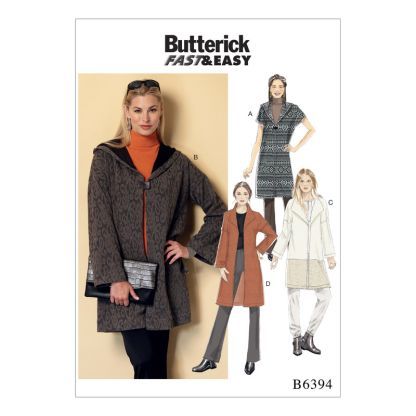 Patron Butterick 6394/Y - Manteau