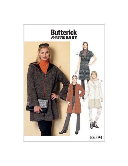 Patron Butterick 6394/Y - Manteau
