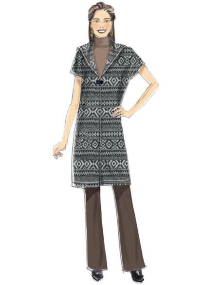 Patron Butterick 6394/Y - Manteau