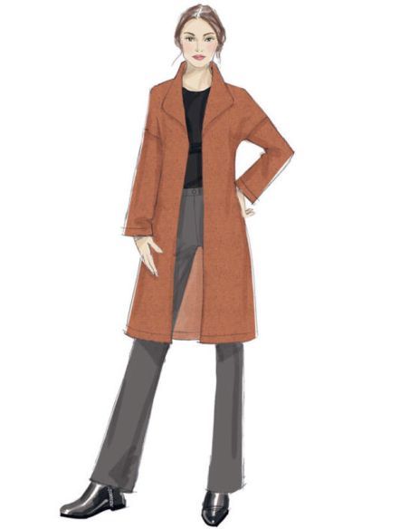 Patron Butterick 6394/Y - Manteau