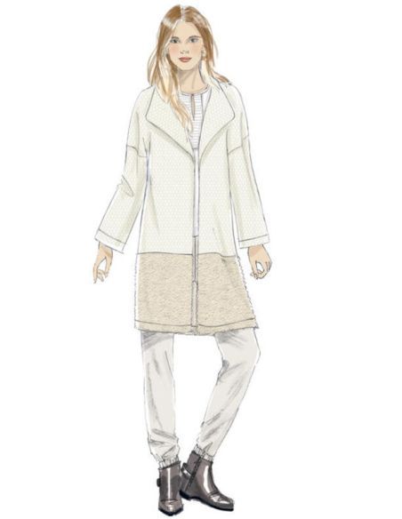 Patron Butterick 6394/Y - Manteau