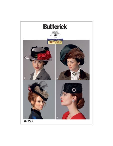 Patron Butterick 6397/OSZ - Chapeaux