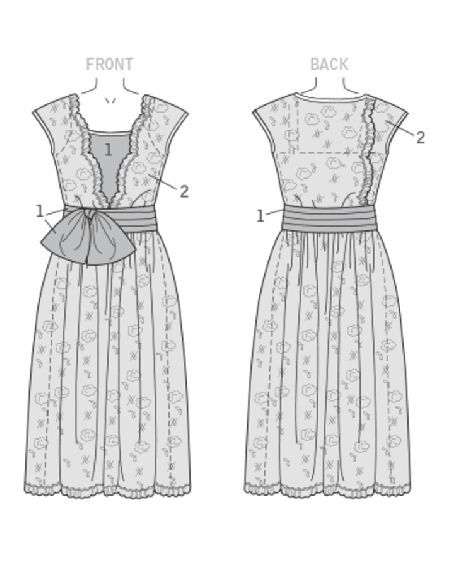Patron Butterick 6399/A5 - Déguisement