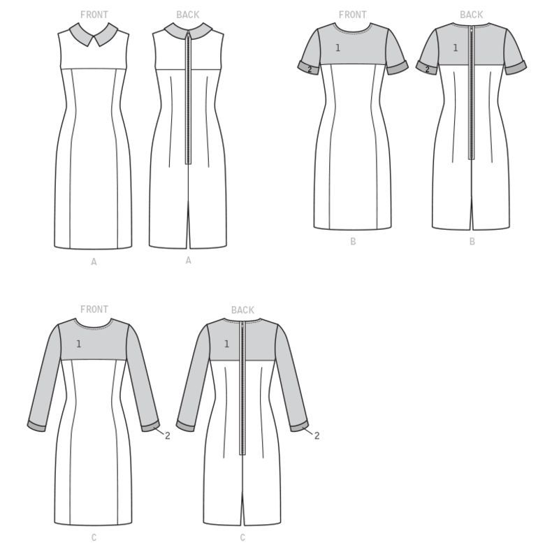 Patron Butterick 6410/A5 - Robe