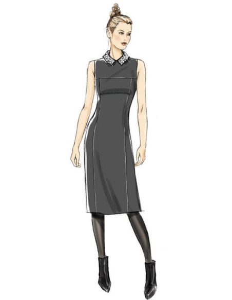 Patron Butterick 6410/A5 - Robe