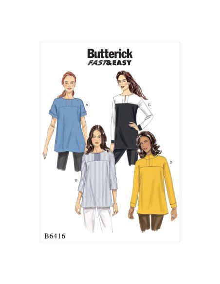 Patron Butterick 6416/A5 - Tunique