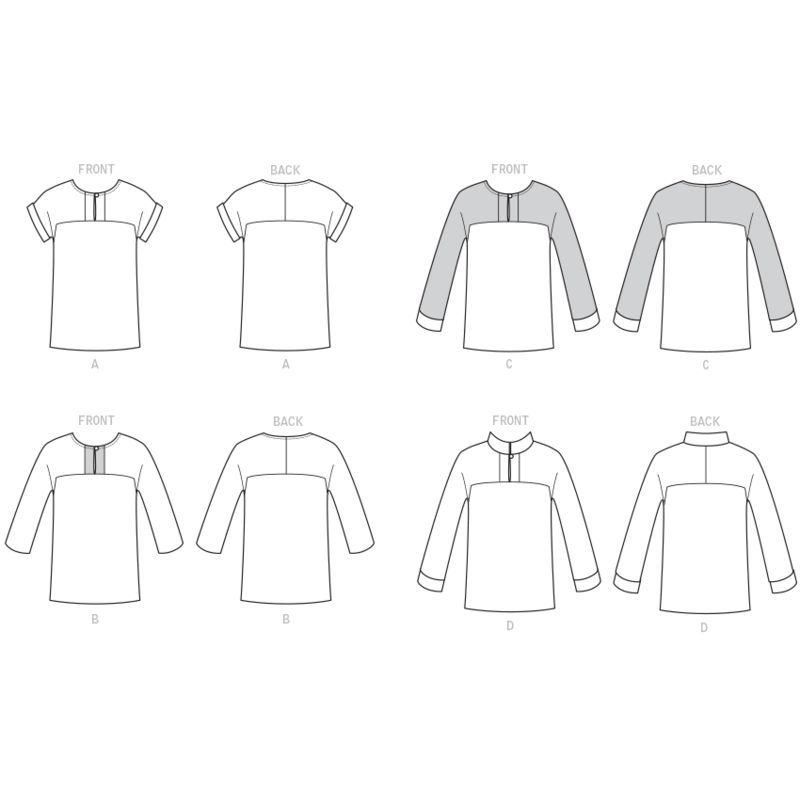 Patron Butterick 6416/A5 - Tunique