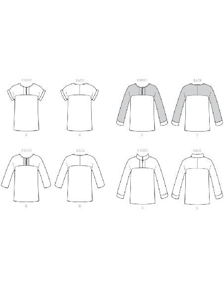 Patron Butterick 6416/A5 - Tunique