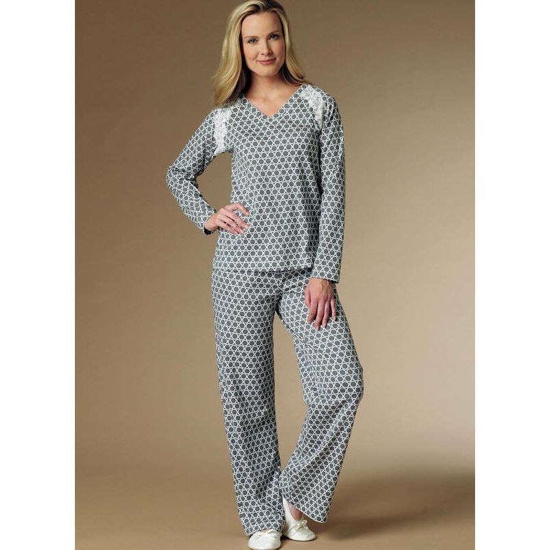 Patron Butterick 6428/Y - Peignoir, haut, chemise de nuit et pantalon